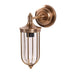 elevenpast Wall Light Antique Brass Steel Industrial Cage Wall Light for Hallway and Loft Spaces Antique Silver | Antique Brass MP30410AB