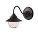 elevenpast Wall Light Black Cupid Metal and Glass Wall Light Brass | Black MP31042