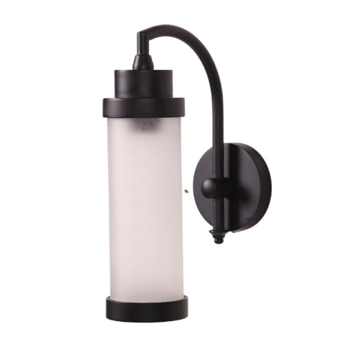 elevenpast Wall Light Antique Black Kerala Metal and Glass Outdoor Wall Light Brass | Black MP31881