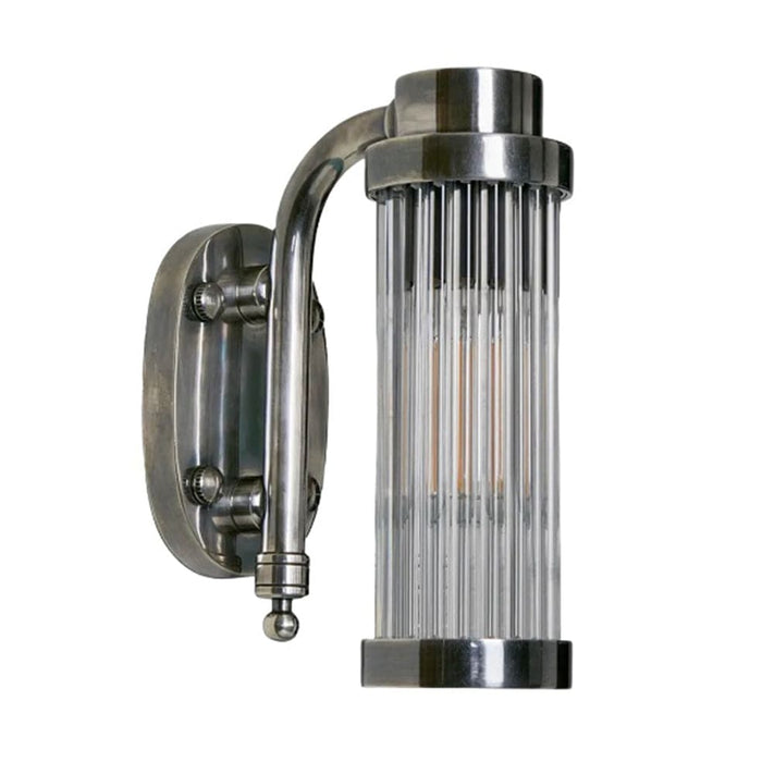 elevenpast Wall Light Antique Silver Milo Metal Outdoor Wall Light Brass | Silver MP52260