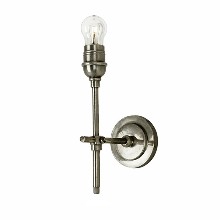 elevenpast Wall Light Antique Silver Dino Metal Wall Light Brass | Silver - Without Shade MP52314