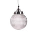 elevenpast Pendant Lights Antique Silver Spiral Fluted Glass Hanging Pendant - Brass | Chrome MP52390AS