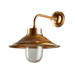 elevenpast reading light Antique Brass Antique Brass and Silver Industrial Wall Light for Bedroom or Hallway MP57058AB