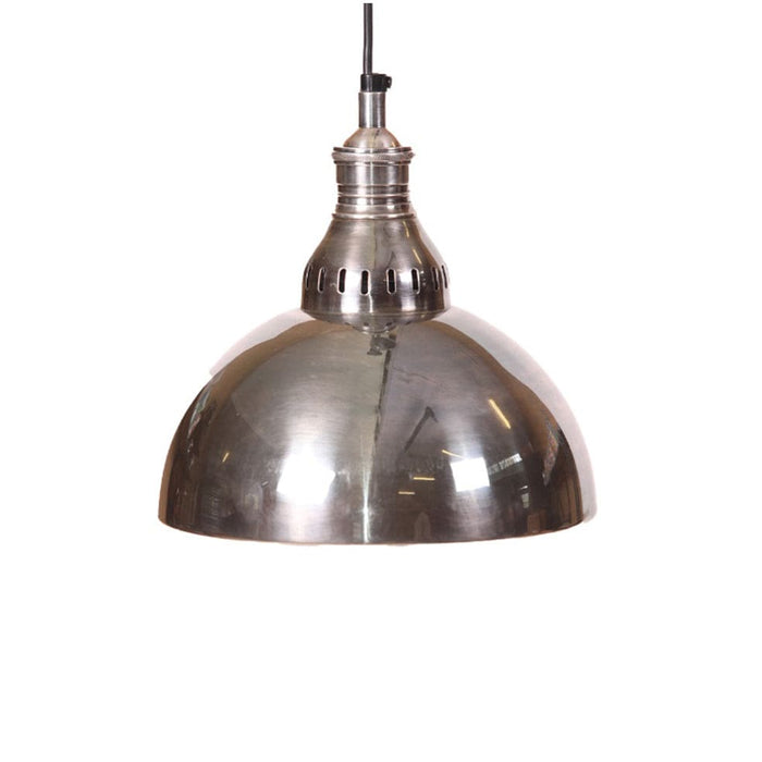 elevenpast Pendant Lights Antique Silver Seattle Metal Pendant Light Black | Brass | Silver MP58308