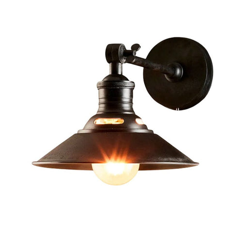 elevenpast Wall Light Black Kensington Metal Wall Light Antique Brass | Antique Silver | Black MP90193