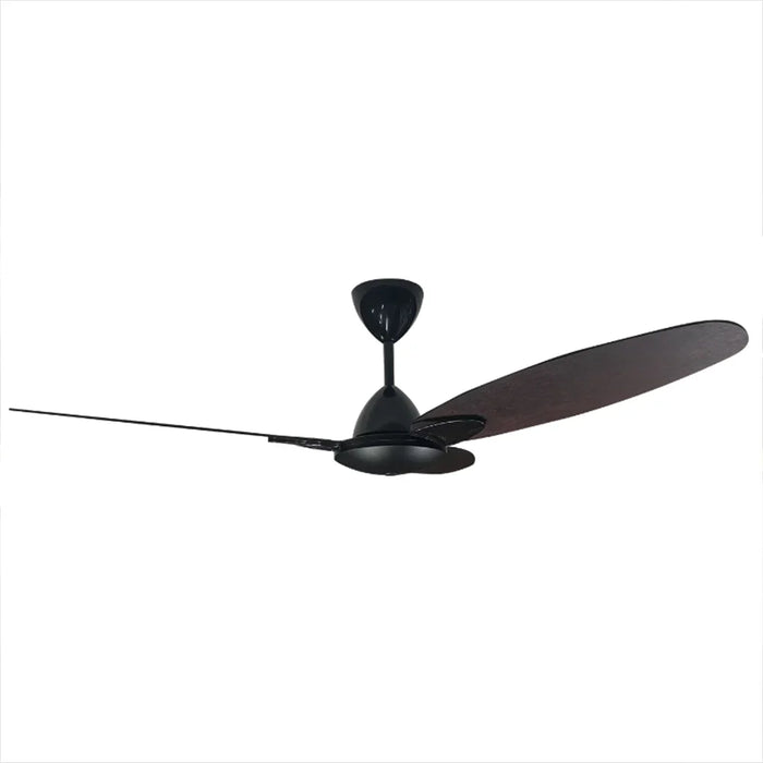 elevenpast Ceiling Fan Senorita 3 Blade Ceiling Fan - Black with Mahoganny Wood MSENB3120MAHREG1F1S 6009210047533