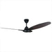 elevenpast Ceiling Fan Senorita 3 Blade Ceiling Fan - Black with Mahoganny Wood MSENB3120MAHREG1F1S 6009210047533