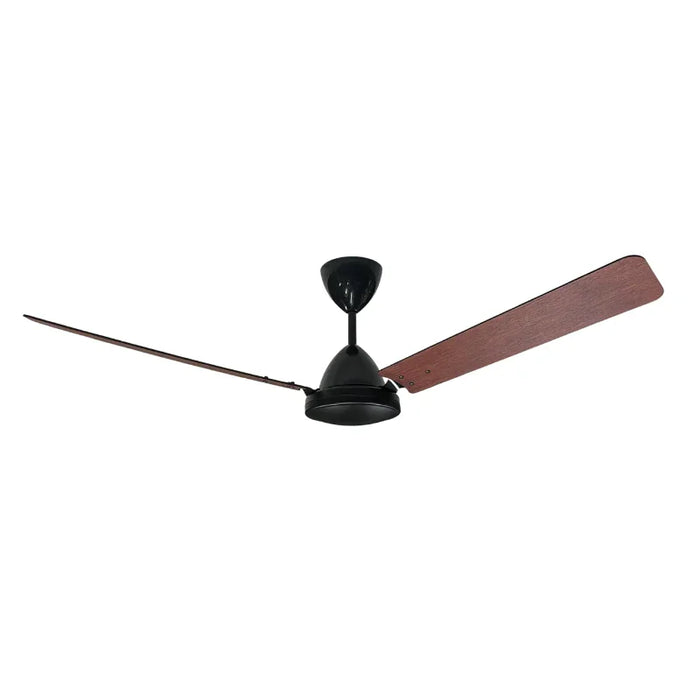 elevenpast Ceiling Fan Whirlwind 3 Blade Black Motor - Dark Teak Wood MWB3120DTREG1F 6009210047465