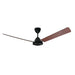 elevenpast Ceiling Fan Whirlwind 3 Blade Black Motor - Dark Teak Wood MWB3120DTREG1F 6009210047465
