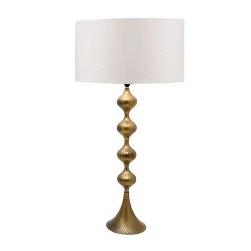 elevenpast Table Lamp Gold Bellora Metal Table Lamp - Gold | Black NB10484G