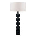 elevenpast Table Lamp Black Dario Metal Table Lamp - Gold | Black NB10485B + SHADE