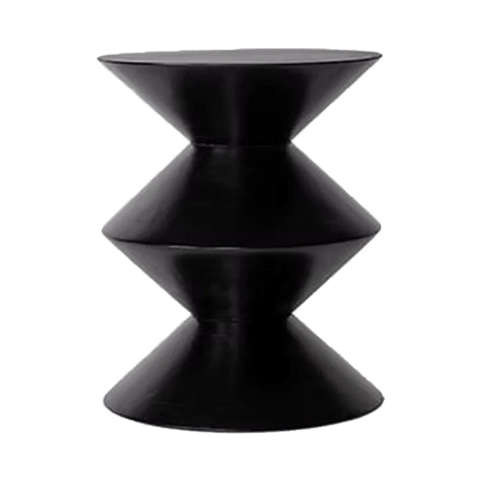 elevenpast Side Table Black Trapeze Side Table - Black | White NB6194 Smooth Black