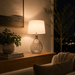 elevenpast Table Lamp Kinabalu Glass and Fabric Table Lamp NB6607 + SHADE