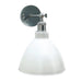 elevenpast White and Chrome Grand 2 Adjustable Wall Light Black or White NB9330-WALL