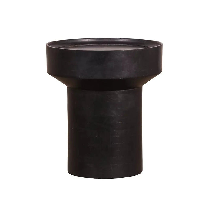 elevenpast wooden sidetable Audrey Wooden Black Round Side Table NE548