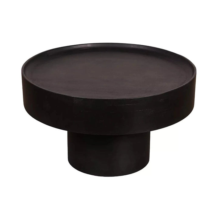 elevenpast wooden coffee table Audrey Wooden Black Round Coffee Table NE550