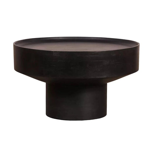 elevenpast wooden coffee table Audrey Wooden Black Round Coffee Table NE550