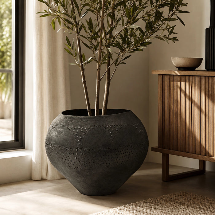 elevenpast Noxani Tribal Ornamental Vase | Pot Oversized NOXANIDG