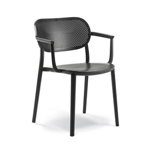 elevenpast Outdoor Chairs Nuta Polyprop Armchair in Black Nuta_Armchair_Black
