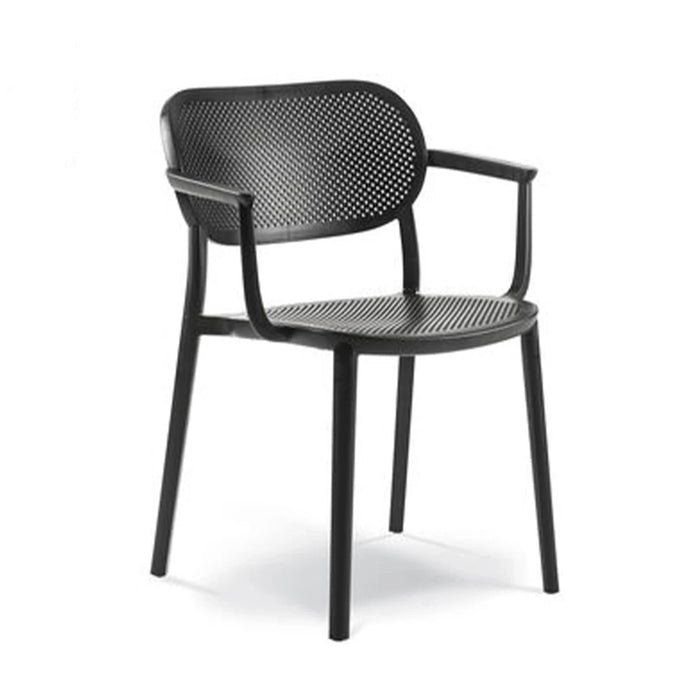 elevenpast Outdoor Chairs Nuta Polyprop Armchair in Black Nuta_Armchair_Black