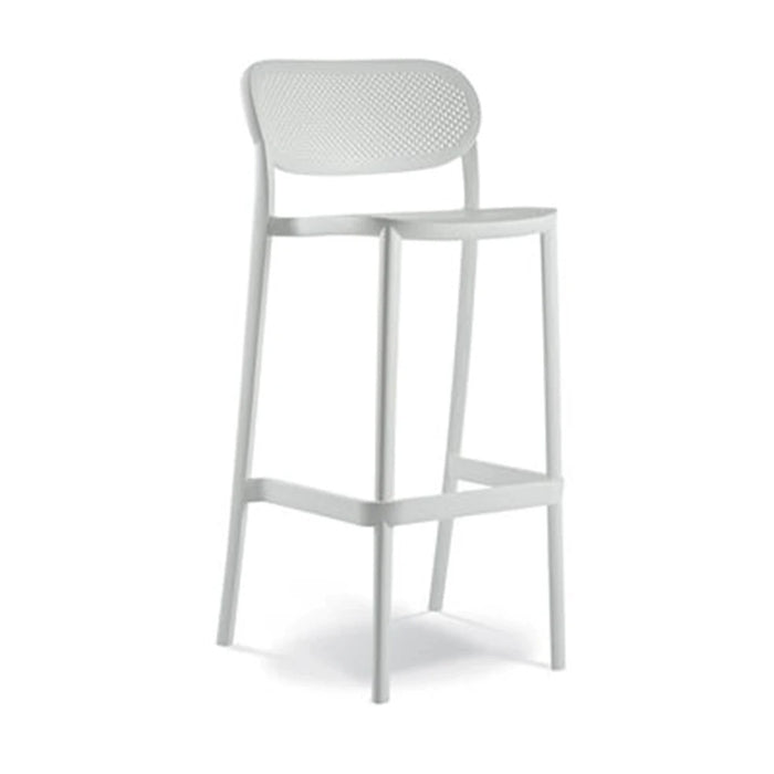 elevenpast Outdoor Chairs White Nuta Polyprop Barchair in Various Colours Nuta_Barchair_White