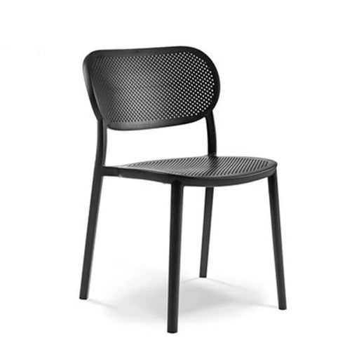 elevenpast Outdoor Chairs Black Nuta Polyprop Chair in Various Colours Nuta Chair Black