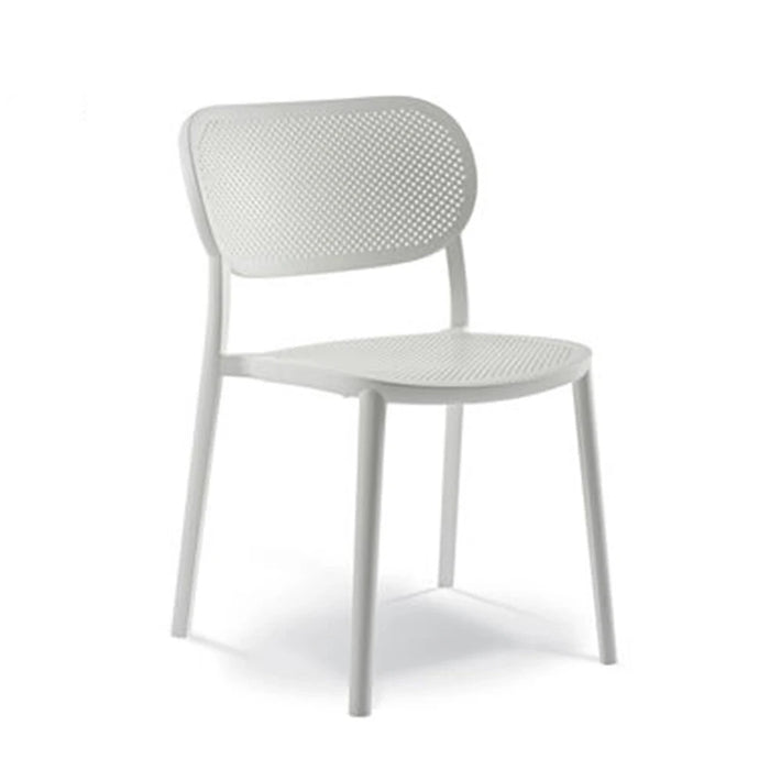 elevenpast Outdoor Chairs White Nuta Polyprop Chair in Various Colours Nuta Chair White