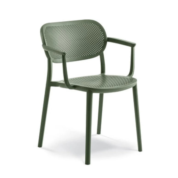 Nuta Polyprop Armchair in Black | Green | White 