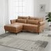 elevenpast couch Emerson 3 Seater Lounge Suite - Brown | Dark Grey