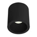 elevenpast Surface Spotlight Black Aero Cylinder LED Surface Light - White | Black O-KLS-88-R/BL