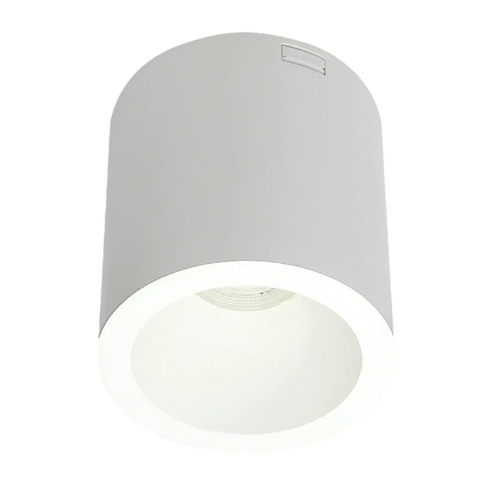 elevenpast Surface Spotlight White Aero Cylinder LED Surface Light - White | Black O-KLS-88-R/WH