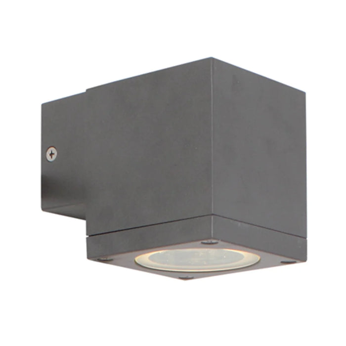elevenpast Wall Light Graphite Modern LED Cube Outdoor Up or Down Wall Light - Various Colours O242GT 6007328342076