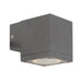elevenpast Wall Light Graphite Modern LED Cube Outdoor Up or Down Wall Light - Various Colours O242GT 6007328342076