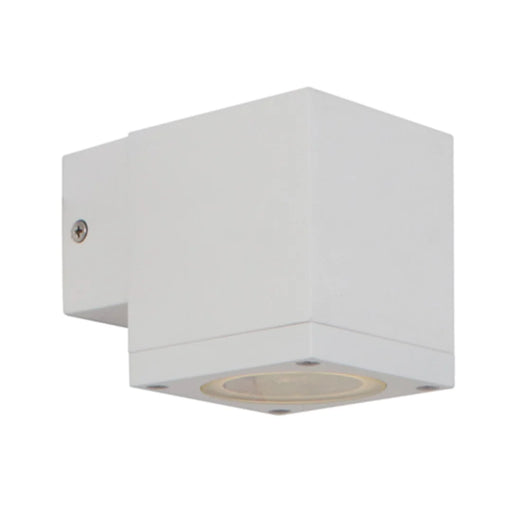 elevenpast Wall Light White Modern LED Cube Outdoor Up or Down Wall Light - Various Colours O242W 6007328342052