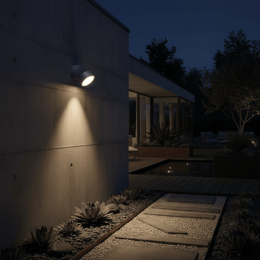 elevenpast Wall Light Trumpet LED Wall Light Cool White 11W - Graphite O476 6939412027500