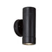 elevenpast Wall Light Capsule Up and Down Outdoor Wall Light in Black O577B