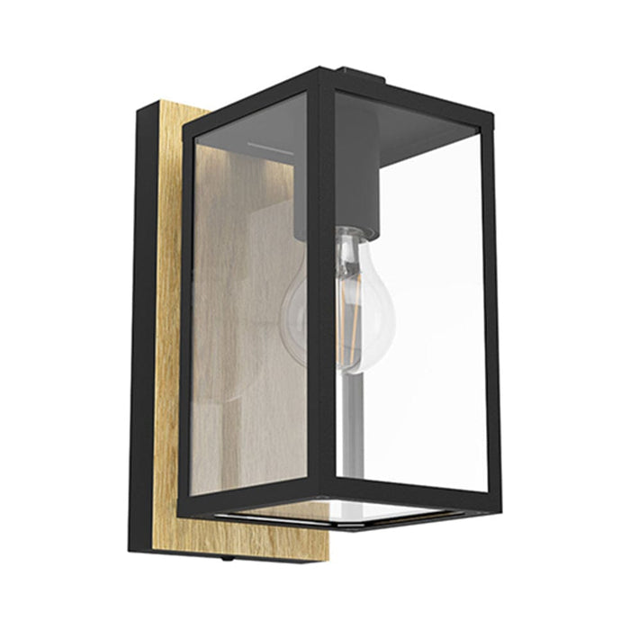 elevenpast Wall Light Budrone Metal and Glass Outdoor Wall Light Black O643 9008606231591