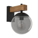 elevenpast Outdoor Light Bufalata Wood and Glass Outdoor Wall Light O645 9008606261765