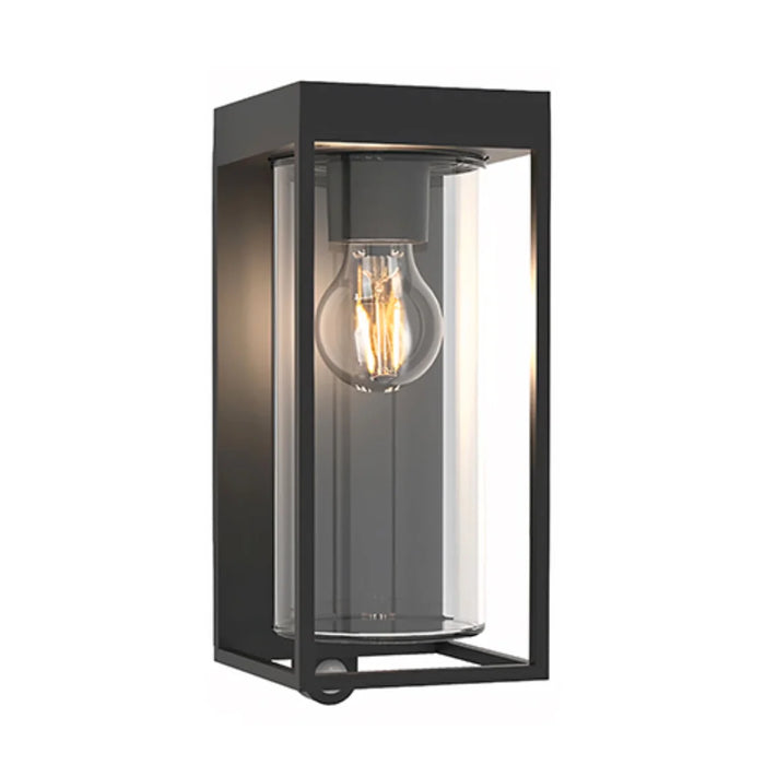 elevenpast Wall Light Flair Solar PIR Outdoor Wall Light – Matt Black O657 6939412013886