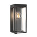 elevenpast Wall Light Flair Solar PIR Outdoor Wall Light – Matt Black O657 6939412013886