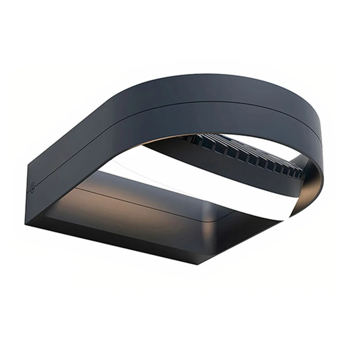 elevenpast Wall Light Black Adjustable Outdoor LED Wall Light – Warm White O658 6939412011462