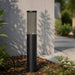 elevenpast Garden Bollard Salle Modern Black Outdoor Garden Bollard Light – IP54 O660 9008606298082