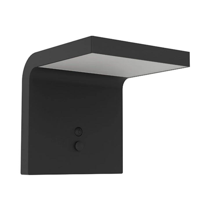 elevenpast Wall Light Spiante Solar LED Outdoor Wall Light – Black O663 9008606297900