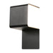 elevenpast Wall light LED Outdoor Wall Light Black 12W | Modern Cube Up Down Light O664 6009551811695