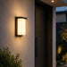 elevenpast Wall Light Lone Black LED Outdoor Wall Light – 12W Warm White IP65 O671 6009551811763