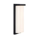 elevenpast Wall Light Lone Long Black LED Outdoor Wall Light – 24W Warm White IP65 O672 6009551811770