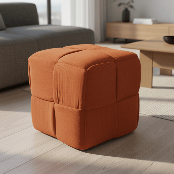 elevenpast dining chair Tiled Ottoman - Various Colours