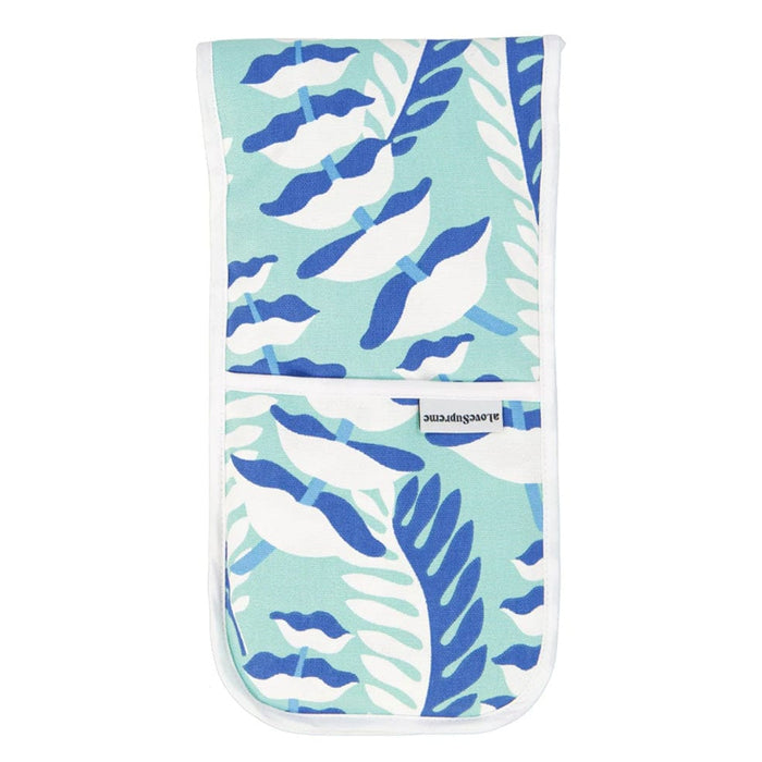 elevenpast Accessories Ocean Sway Aqua Joined Oven Gloves | Eight Styles OGJOOSA
