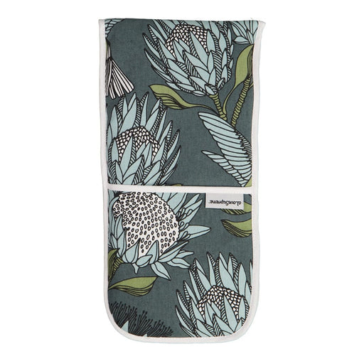 elevenpast Accessories Protea Blue Joined Oven Gloves | Eight Styles OGJOPBG