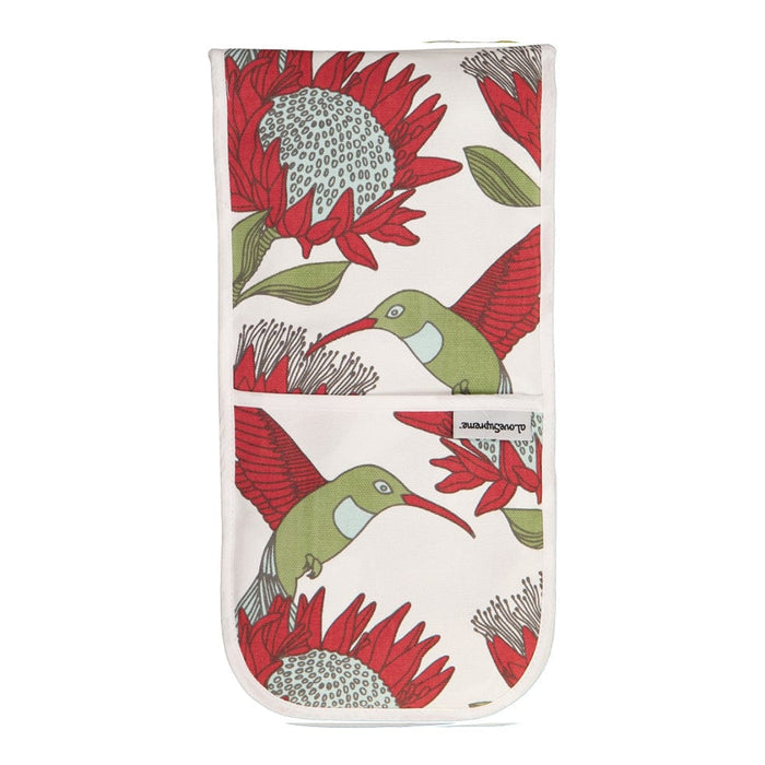 elevenpast Accessories Protea Red Joined Oven Gloves | Eight Styles OGJOPR